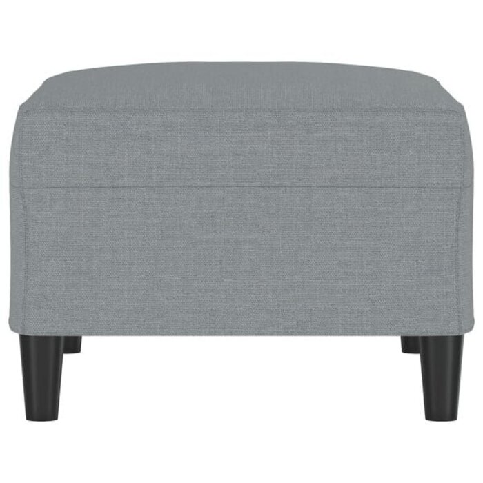 Moderner Fußhocker 70x55x41 cm in Hellgrau - 33% Rabatt
