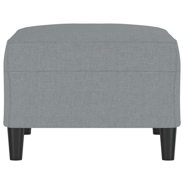Moderner Fußhocker 70x55x41 cm in Hellgrau - 33% Rabatt