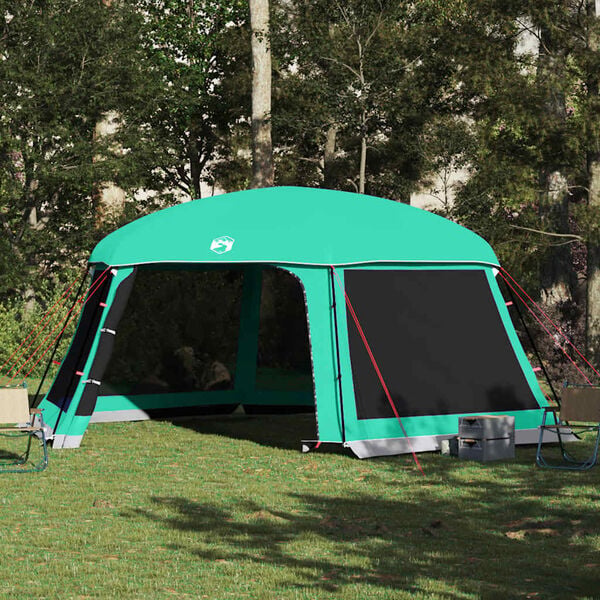 Großes Poolzelt 618x532 cm, seegrün - 35% Rabatt
