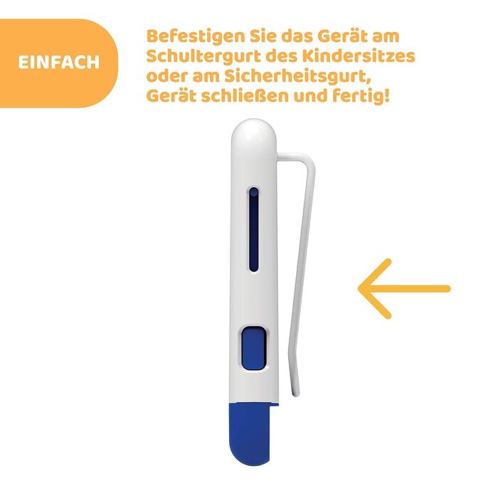 Anti-Verlust-Warnsystem für Kindersitze - 30% Rabatt - Weiß