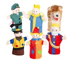 Amazon 6-tlg. Handpuppen-Set für Kasperletheater - 36% Rabatt