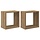 Wandregal-Set 2-teilig, Artisan Eiche Optik, 26x26cm - 31% Rabatt