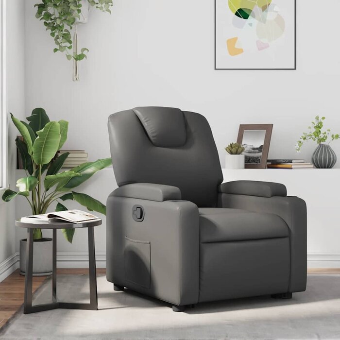 Verstellbarer Relaxsessel in Grau - 35% Rabatt
