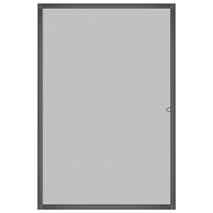 Insektenschutzgitter für Fenster 80x120 cm Anthrazit - 33% Rabatt