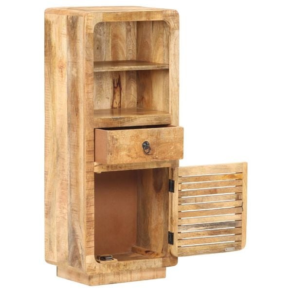 Hochschrank aus massivem Mangoholz 45x32x110 cm - 35% Rabatt