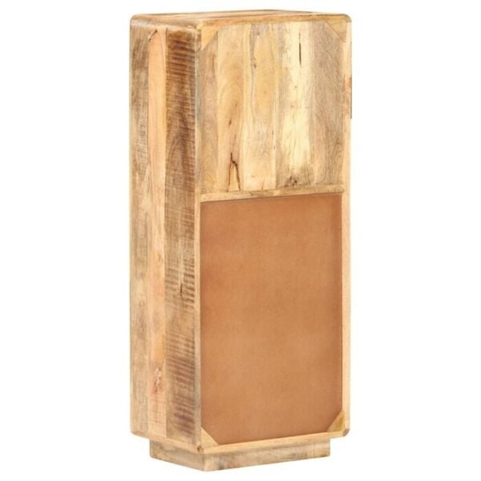 Hochschrank aus massivem Mangoholz 45x32x110 cm - 35% Rabatt