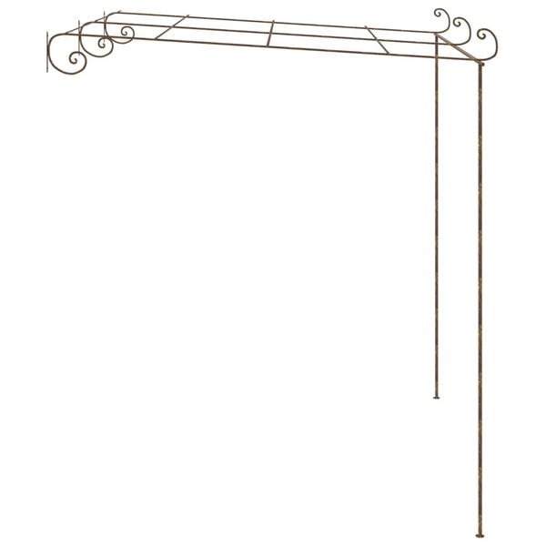 Vidaxl Gartenpergola aus Schmiedeeisen antikbraun 3x3m - 35% Rabatt