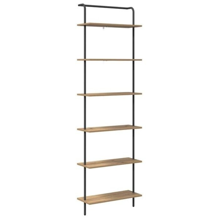 Vidaxl Bücherregal 6 Ebenen, Artisan Eiche 60x203cm - 34% Rabatt