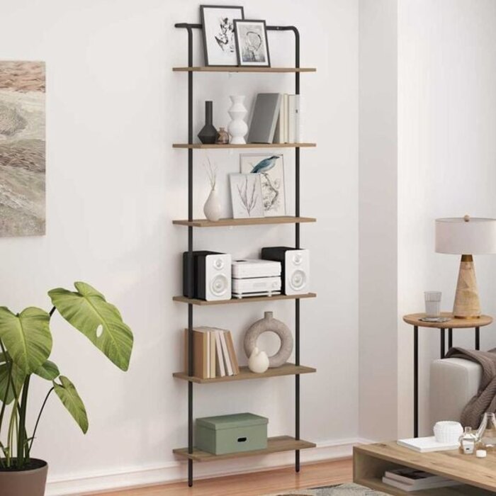 Vidaxl Bücherregal 6 Ebenen, Artisan Eiche 60x203cm - 34% Rabatt