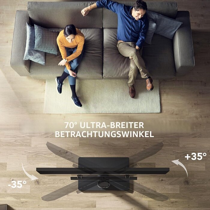 Universeller TV-Bodenständer, schwenkbar, 27-65 Zoll - 34% Rabatt