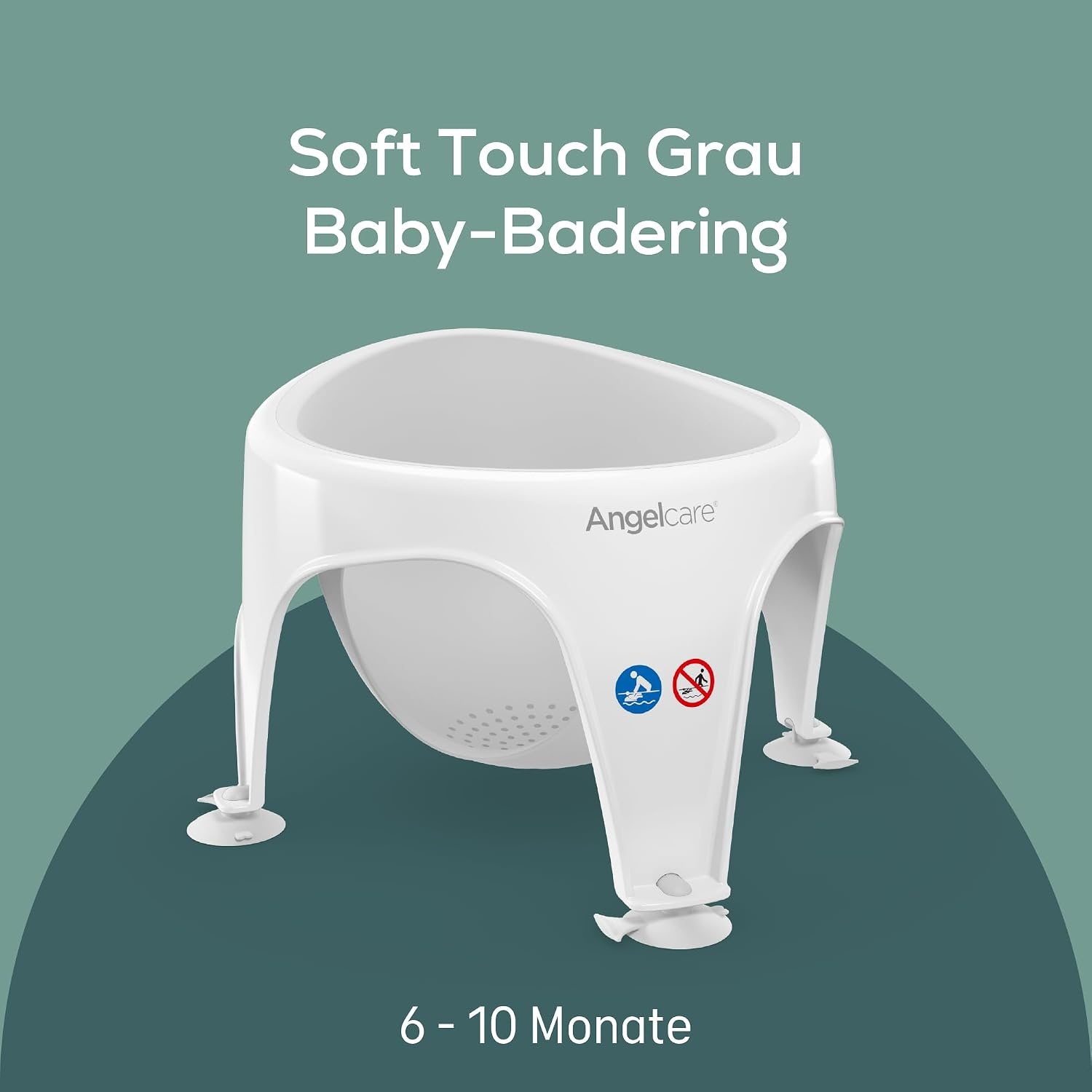 Amazon Ergonomischer Baby-Badesitz in Hellgrau - 31% Rabatt