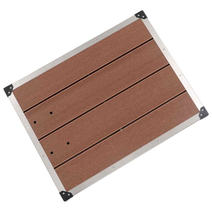 Vidaxl Außenduschen-Bodenplatte 80x62 cm WPC - 35% Rabatt