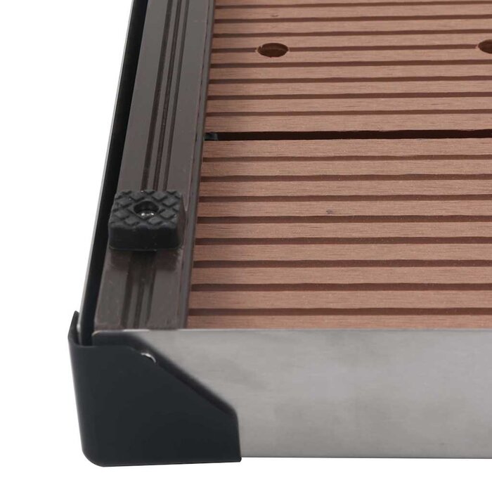 Vidaxl Außenduschen-Bodenplatte 80x62 cm WPC - 35% Rabatt