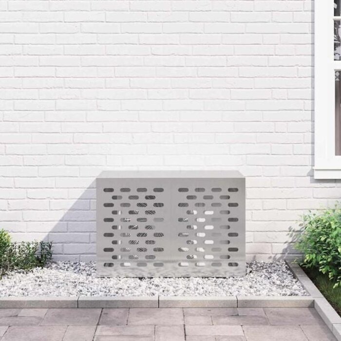 Vidaxl Edelstahl Klimageräte-Abdeckung 90x40x60cm - 35% Rabatt