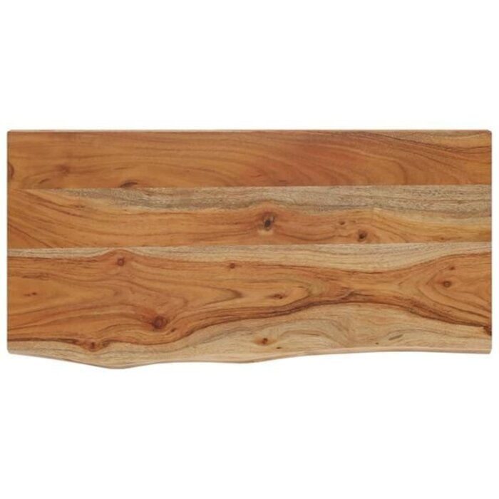 Vidaxl Wandregal Akazie mit Naturkante 60x30cm - 33% Rabatt