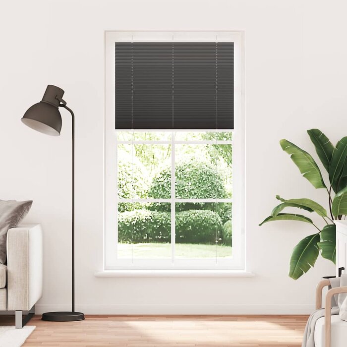 Vidaxl Plissee-Rollo 110x200 cm Schwarz - 30% Rabatt