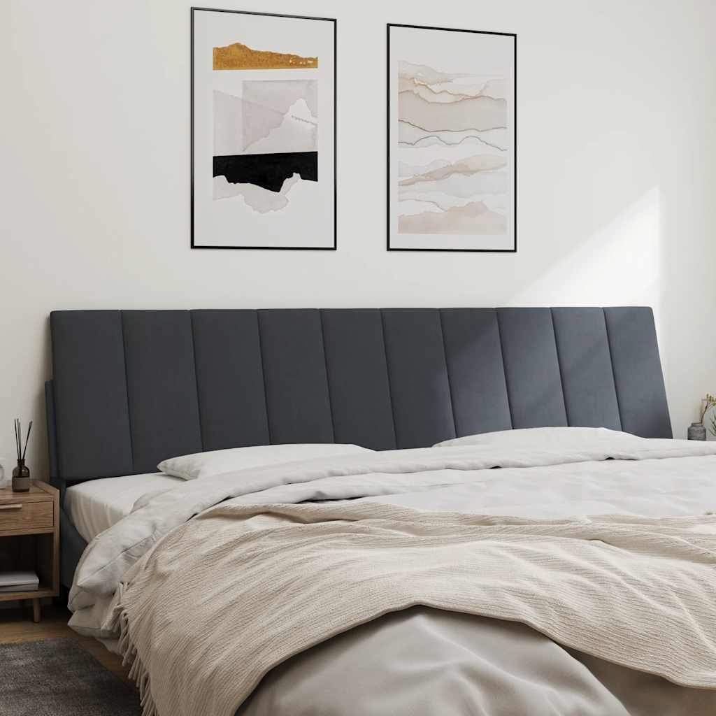 Vidaxl Bettkopfteil Hanko 200 cm Samt Dunkelgrau - 33% Rabatt