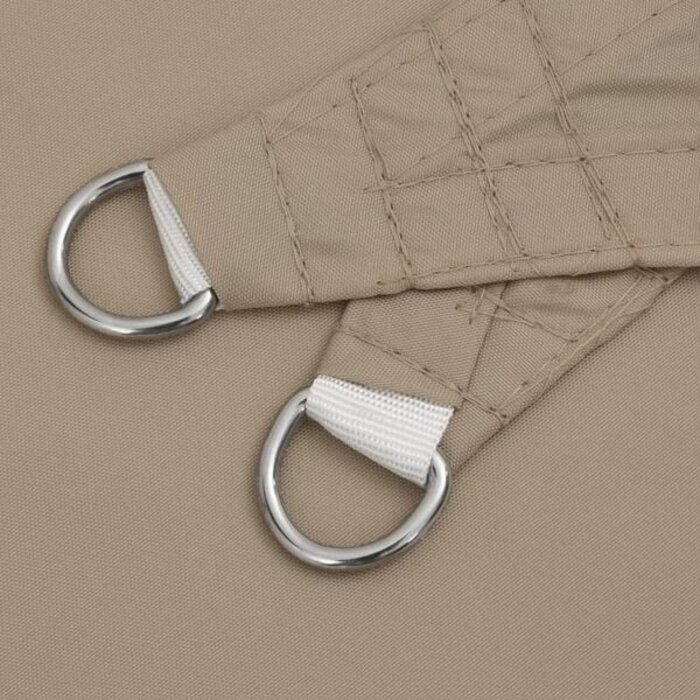 Vidaxl Quadratisches Sonnensegel 4x4 m Taupe - 37% Rabatt