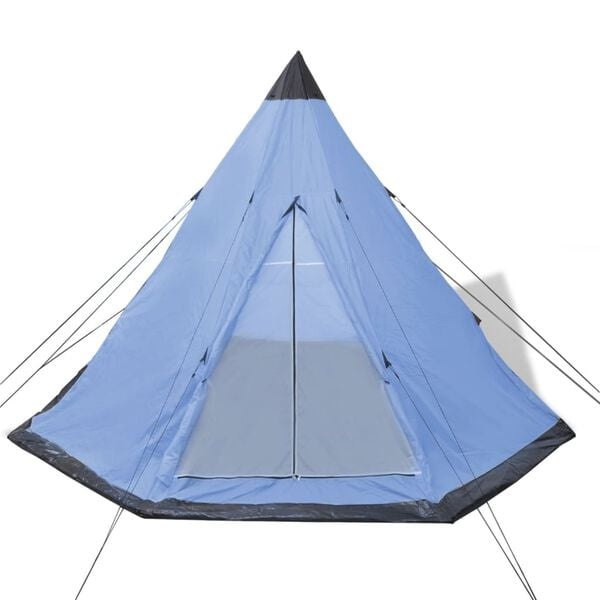 Vidaxl Geräumiges 4-Personen-Zelt Hellblau - 34% Rabatt