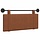 Wand-Kopfteil Antik-Braun 110x55cm - PU-Leder - 32% Rabatt