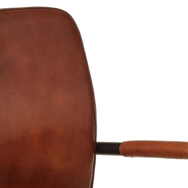Vidaxl Ledersessel in Braun aus Ziegenleder - 35% Rabatt