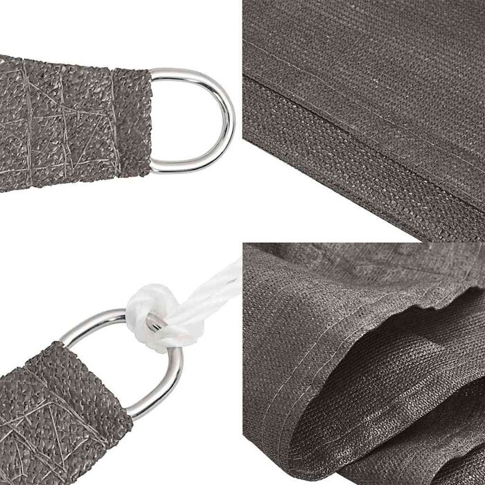 Vidaxl Quadratisches Sonnensegel 3x3m Anthrazit - 32% Rabatt - Outlet