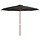 Sonnenschirm mit Holzstock 350 cm Anthrazit - 34% Rabatt