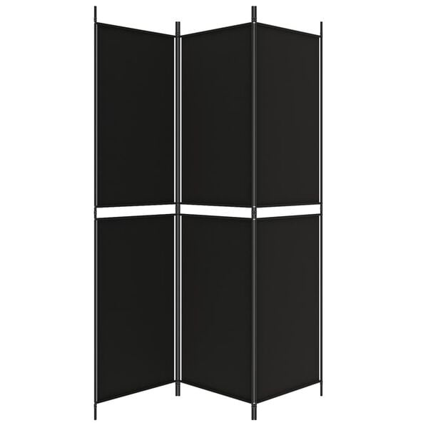 Vidaxl Spanische Wand 150x200 cm Schwarz - 3 Paneele - 31% Rabatt