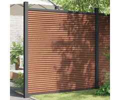 Vidaxl Sichtschutzzaun 180x186 cm aus WPC Braun - 47% Rabatt