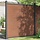 WPC Sichtschutzzaun 180x186 cm Braun - 35% Rabatt