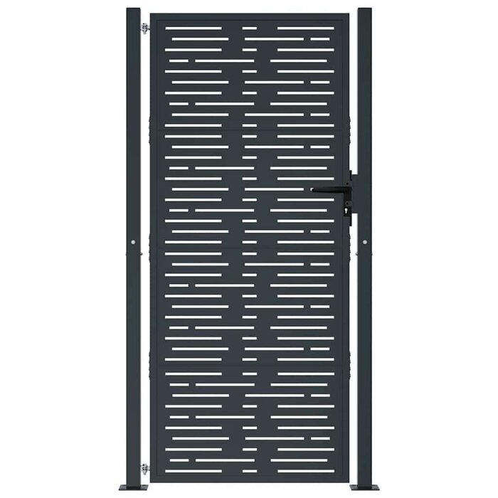 Vidaxl Gartentor 105x180 cm Anthrazit Stahl - 35% Rabatt