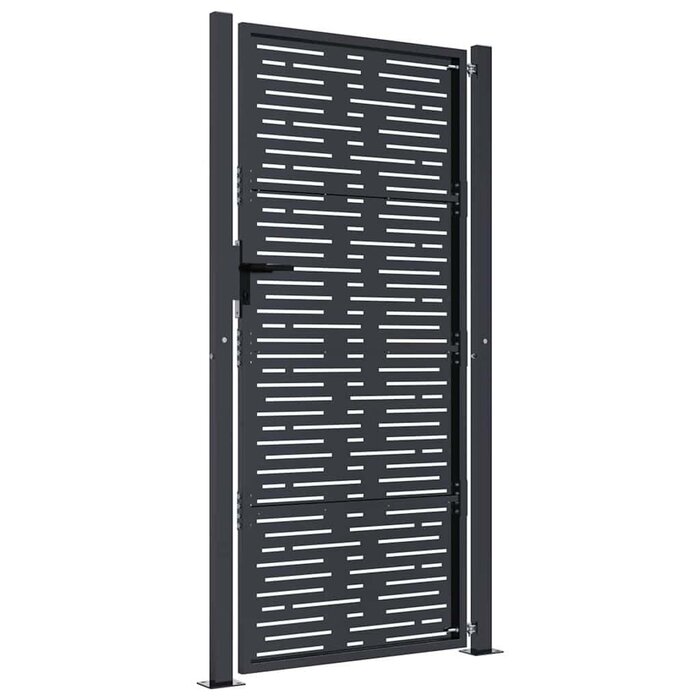 Vidaxl Gartentor 105x180 cm Anthrazit Stahl - 35% Rabatt