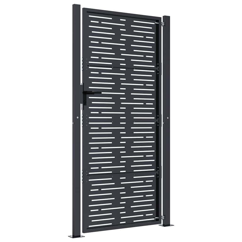Vidaxl Gartentor 105x180 cm Anthrazit Stahl - 35% Rabatt