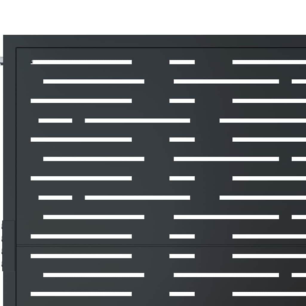 Vidaxl Gartentor 105x180 cm Anthrazit Stahl - 35% Rabatt