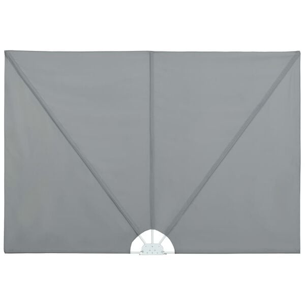 Vidaxl Klappbare Seitenmarkise 240x160 cm Grau - 32% Rabatt