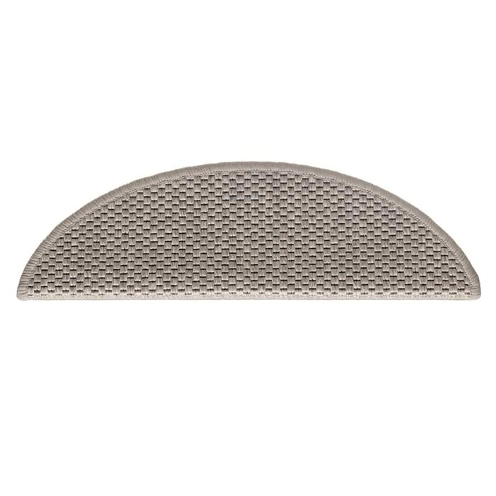 Vidaxl 15x Treppenmatten Sisal-Optik Silber 56x17cm - 34% Rabatt