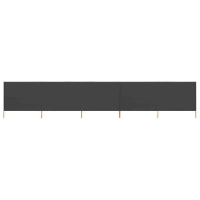 Vidaxl Windschutz 600x160 cm, Anthrazit - 5-teilig - 34% Rabatt