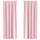 Verdunkelungsvorhänge Babyrosa 245x140cm 2er-Set - 32% Rabatt