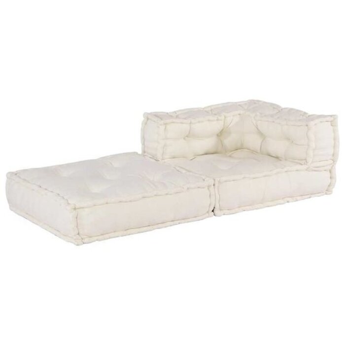 Vidaxl Modulärer Sitzhocker 70x70x54 cm Creme - 32% Rabatt