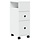 Schmaler Badschrank auf Rollen, Weiß, 23x33x65 cm - 33% Rabatt