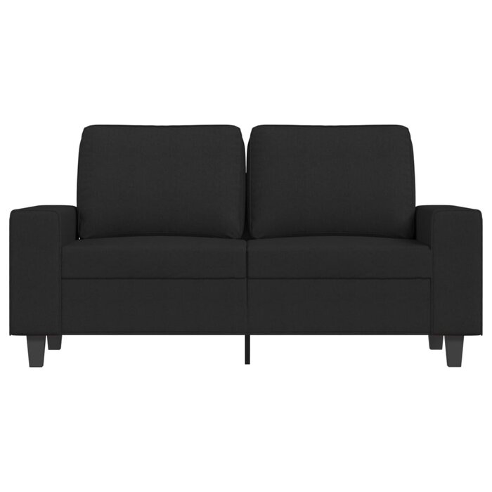 Vidaxl Modernes 2-Sitzer Sofa 120 cm Schwarz - 35% Rabatt