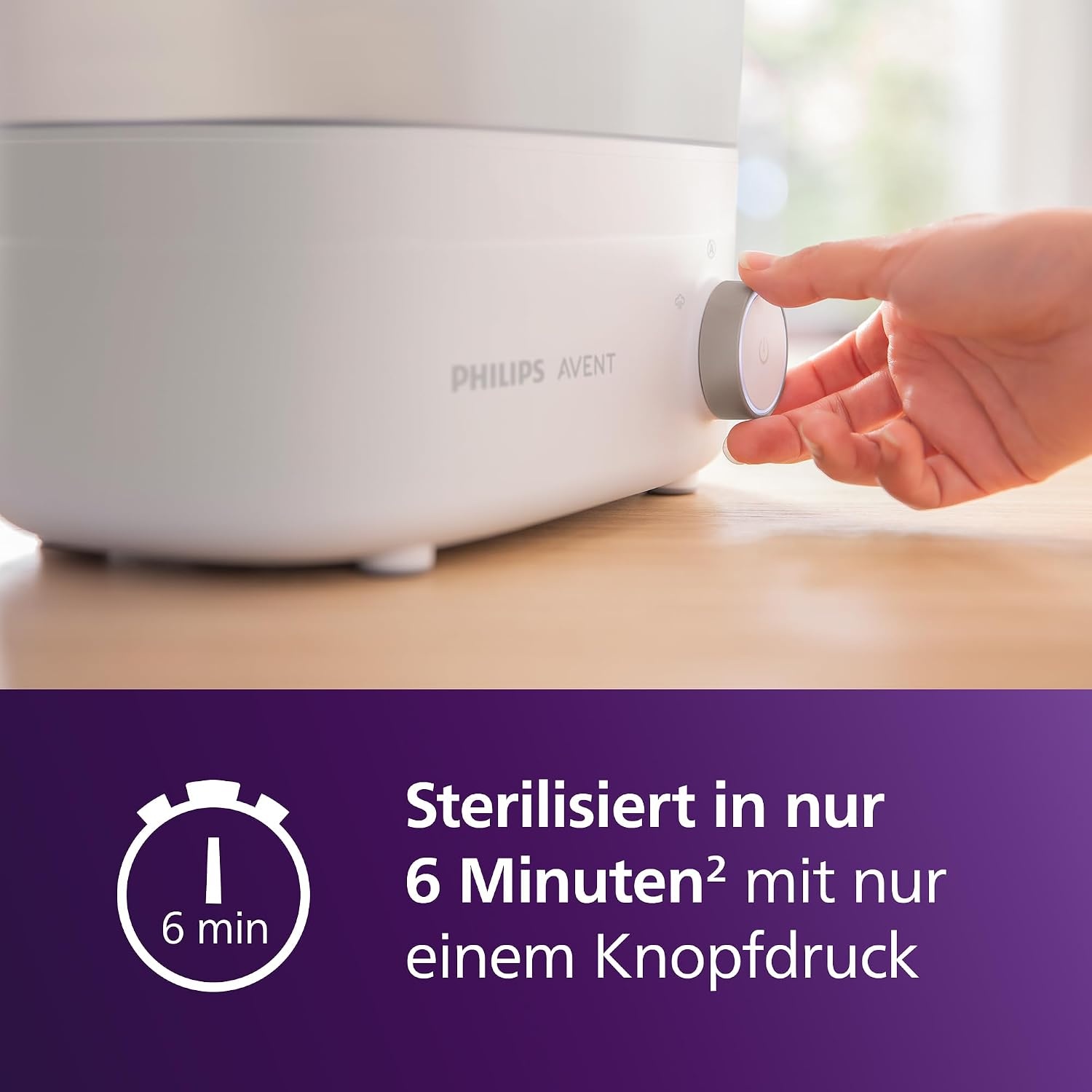 Philips Avent Elektrischer Flaschensterilisator & Trockner - 34% Rabatt - Weiß