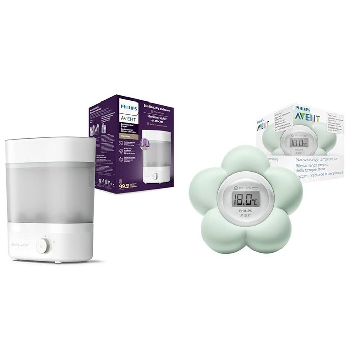 Philips Avent Elektrischer Flaschensterilisator & Trockner - 34% Rabatt - Weiß