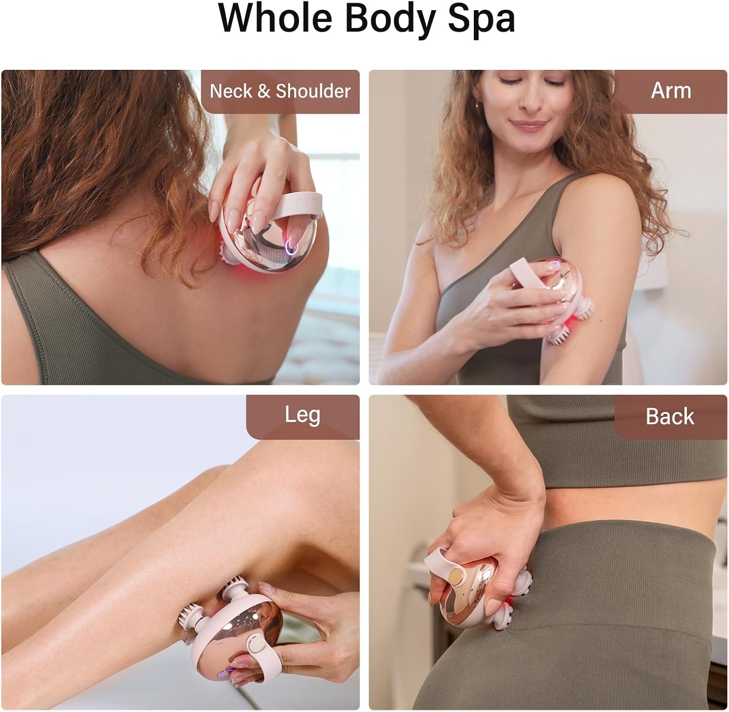Amazon Elektrisches Kopfhautmassagegerät - 3 Geschwindigkeiten, kabellos - 32% Rabatt