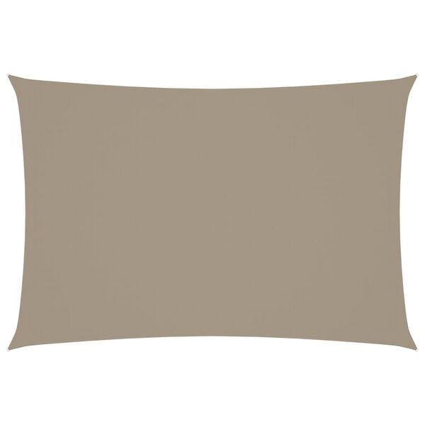 Vidaxl Sonnensegel 3x5 m Oxford-Gewebe taupe - 33% Rabatt - Ausgepackt