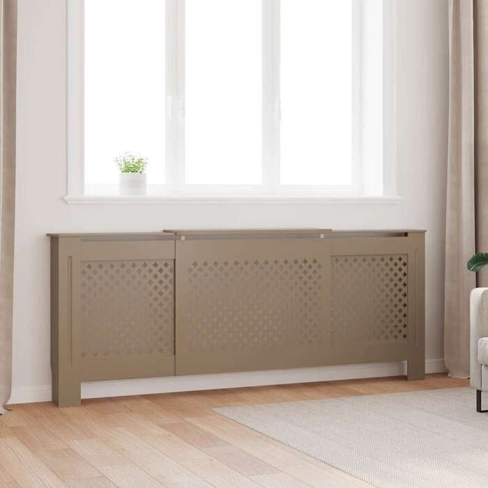 Vidaxl Verstellbare Heizkörperverkleidung 205 cm, MDF - 34% Rabatt