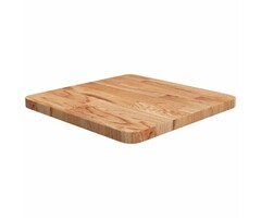 Vidaxl Quadratische Eichenholz-Tischplatte 40x40x2,5 cm - 50% Rabatt