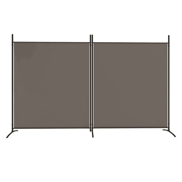 Vidaxl Raumteiler 2 Paneele 346x180 cm Anthrazit - 32% Rabatt