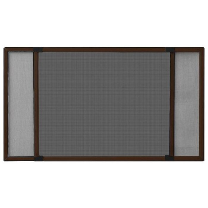 Vidaxl Insektenschutzgitter ausziehbar 100-193x75 cm Braun - 34% Rabatt