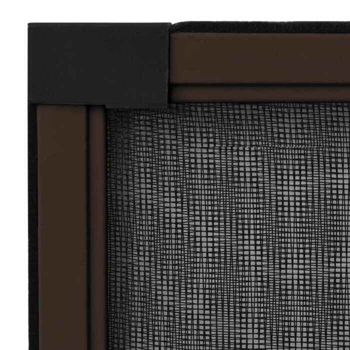 Vidaxl Insektenschutzgitter ausziehbar 100-193x75 cm Braun - 34% Rabatt